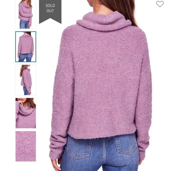 NWT Free People  Cowl Neck Sweater - Picture 3 of 6